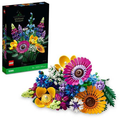 Конструктор LEGO Icons Букет польових квітів 939 деталей (10313), арт: 10313