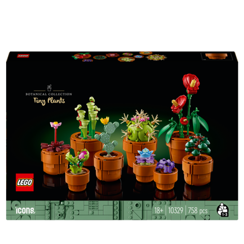Конструктор LEGO Icons Миниатюрные растения 758 деталей (10329)