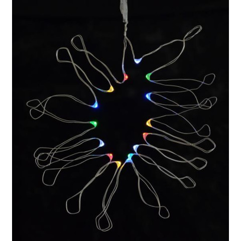Гірлянда світлодіодна Yes! Fun LED-нитка, 15 ламп, багатобарвна, 1,60 м., 1 реж.мигання, се (801116)