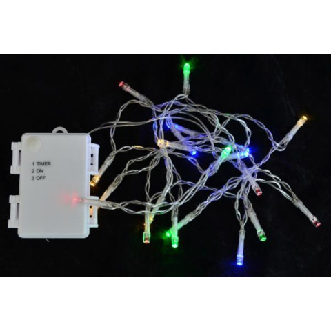 Гірлянда світлодіодна Yes! Fun вулична, 15 LED лампочок, молочно-біла, 1,6 м., 1 реж.мига (801130)