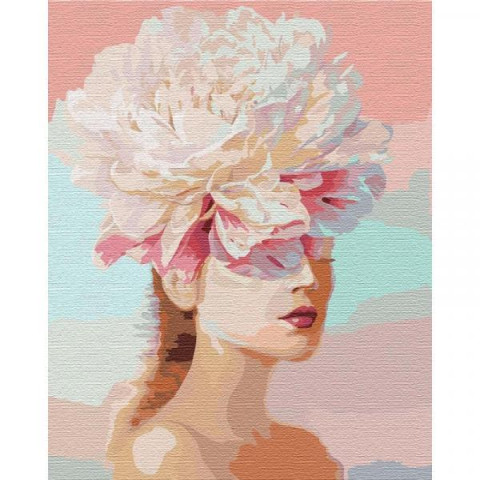 Картина за номерами Люди, Квіти. Квіткові думки, 40х50см, в термопакеті, Идейка (КНО4765-mt)