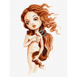 Картина по номерам Люди. Хрупкая Венера, 30х40см, в термопакете, Идейка (КНО4874-mt)