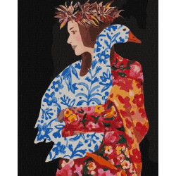 Картина по номерам Патриотическая. Під синім крилом, 40х50см, в термопакете, Идейка (КНО4928-mt)