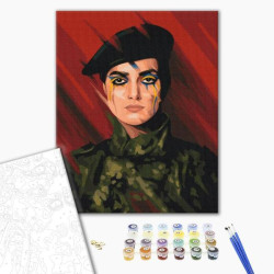 Картина по номерам Патриотическая. Сила Украины ©Полина Скурихина, 40х50см, в термопакете, Brushme (BS53068-mt)