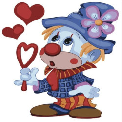 Картина по номерам Животные.  Воздушные сердца, 30х30см, , с лаком, в термопакете, Strateg (ES047-mt)