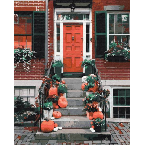 Картина за номерами Міста. Осінь на Вест Сайд , 40х50см, в термопакеті, Brushme (BS52538-mt)