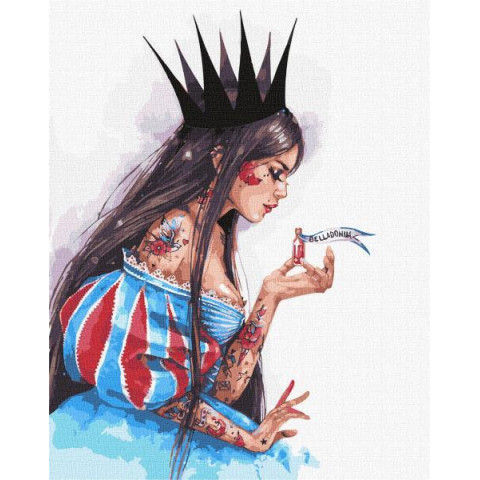 Картина за номерами Люди. Небезпечна краса, 40х50см, в термопакеті, Идейка (КНО4969-mt)