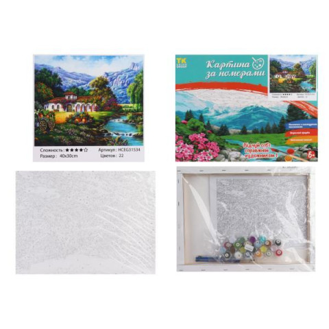 Картина по номерам МИКС. , 30х40см, в коробке, TK Group (31534-mt)