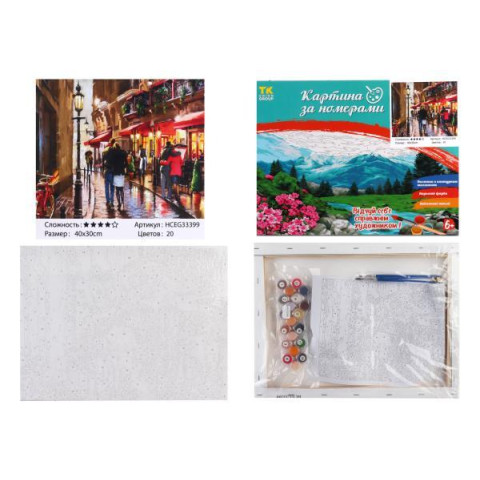 Картина по номерам МИКС. , 30х40см, в коробке, TK Group (33399-mt)