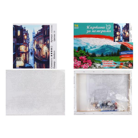 Картина по номерам МИКС. , 30х40см, в коробке, TK Group (33403-mt)