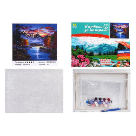 Картина по номерам МИКС. , 30х40см, в коробке, TK Group (31824-mt)
