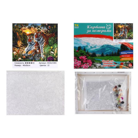 Картина по номерам МИКС. , 30х40см, в коробке, TK Group (31893-mt)