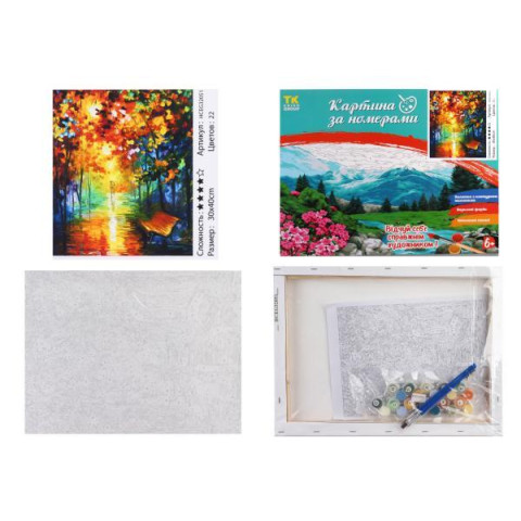 Картина за номерами Пейзаж. Осінній парк, 30х40см, в коробці, TK Group (32051-mt)