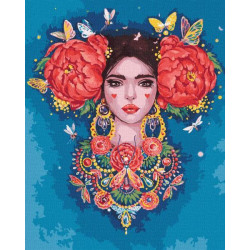 Картина по номерам Патриотическая. Очаровательная красота, 40х50см, в термопакете, Идейка (КНО4961-mt)