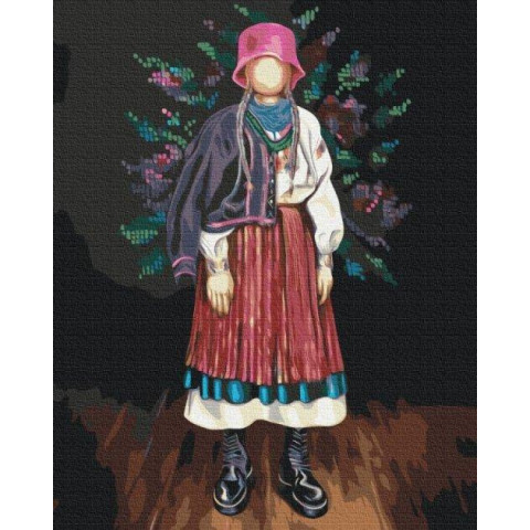 Картина по номерам Патриотическая.  Стефания ©Valeriya Macarenco, , 40х50см, в термопакете, Brushme (BS53341-mt)