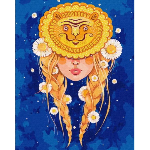 Картина за номерами Абстракція. Лев, , 40х50см, в термопакеті, Идейка (КНО2599-mt)