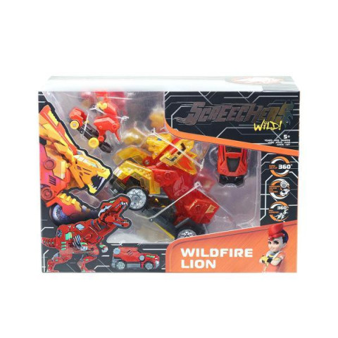 Машинка-трансформер SCREECHERS WILD! S4 L3 - ВАЙЛДФАЄР ЛАЄН