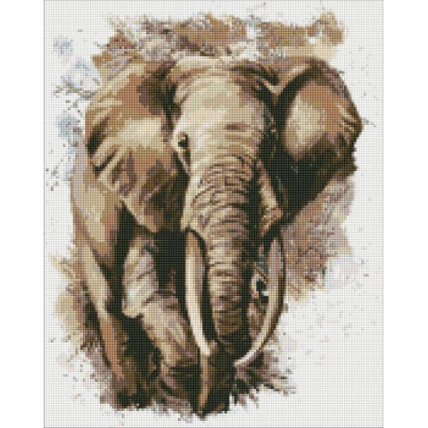 Алмазна мозаїка  Тварини. Велика мудрість, 40х50см, полотно на підрамнику, Идейка (AMO7353-mt)
