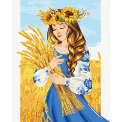 Картина по номерам Патриотическая. Моя родная земля, , 40х50см, в термопакете, Идейка (КНО4986-mt)