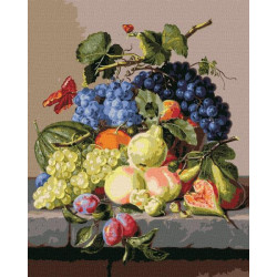 Картина по номерам Натюрморты. Бархатный натюрморт, , 40х50см, в термопакете, Идейка (КНО5655-mt)