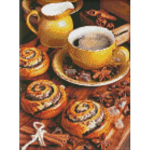 Алмазна мозаїка  Натюрморти. Солодкий аромат, 30х40см, полотно на підрамнику, Идейка (AMO7455-mt)