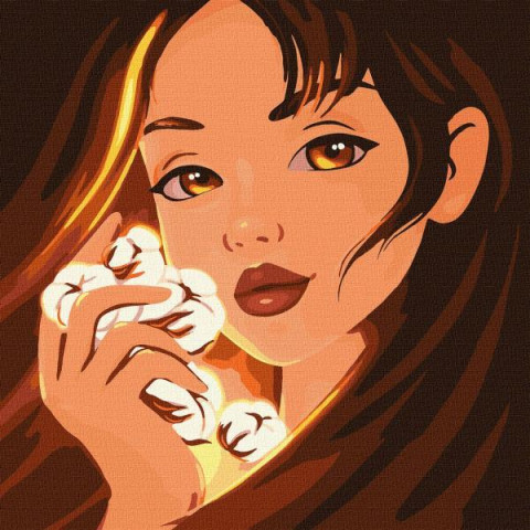 Картина за номерами Люди. Чарівна бавовна, , 40х40см, в термопакеті, Идейка (КНО2583-mt)