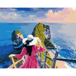 Картина за номерами Люди. Леді на островах, , 40х50см, в термопакеті, Brushme (BS51548-mt)