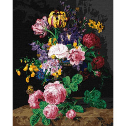 Картина за номерами Квіти. Квітковий аромат, , 40х50см, в термопакеті, Идейка (КНО2048-mt)