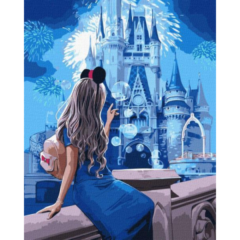 Картина за номерами Міста, Люди. У світі чарівних мрій, , 40х50см, в термопакеті, Идейка (КНО2567-mt)