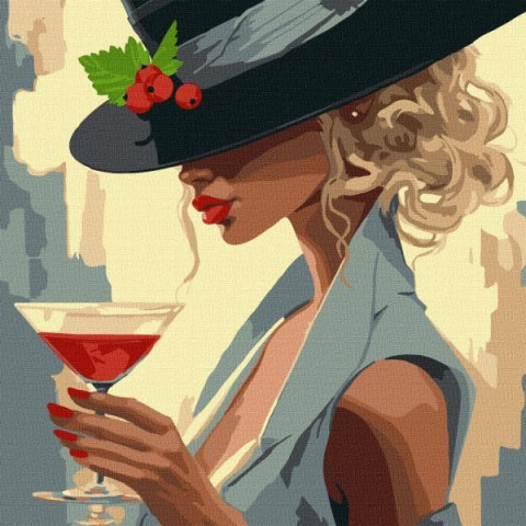 Картина за номерами Люди. Космополітен, , 40х40см, в термопакеті, Идейка (КНО2550-mt)