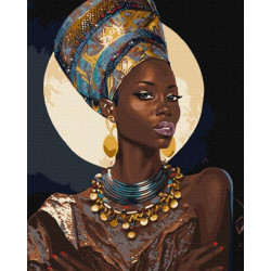 Картина по номерам Люди. Волшебный взгляд, , 40х50см, в термопакете, Идейка (КНО2530-mt)