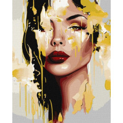 Картина по номерам Люди. Неземная красота, с красками металлик extra, 40х50см, в термопакете, Идейка (КНО8313-mt)