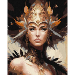 Картина по номерам люди. Бесподобная красота, , 40х50см, в термопакете, Идейка (КНО7301-mt)