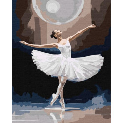 Картина по номерам Балерины. Утонченная красота, 40х50см, термопакет, Идейка (КНО8323-mt)
