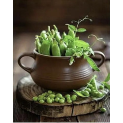 Набір для творчості алмазна картина Зелений горошок Strateg розміром 30х40 см кв (HEG86042)