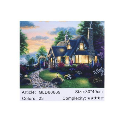 Алмазная мозаика по номерам 30*40 