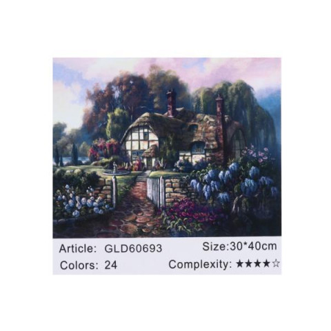 Алмазная мозаика по номерам 30*40 