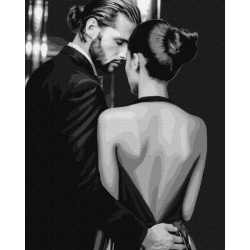 Картина по номерам Любовь. Рядом с любимой, 40х50см, термопакет, Идейка (КНО8372-mt)