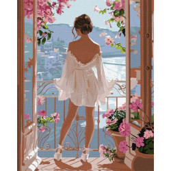 Картина по номерам Люди. Невероятный пейзаж, 40х50см, в термопакете, Идейка (КНО8444-mt)