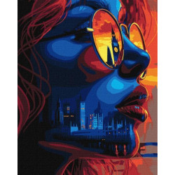 Картина по номерам Люди. Закат в Лондоне, 40х50см, в термопакете, Идейка (КНО8459-mt)