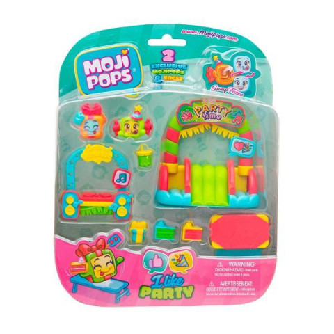 Игровой набор MOJI POPS – ВЕЧЕРИНКА (2 фигурки, аксессуары), арт: PMPSB216IN40-mt