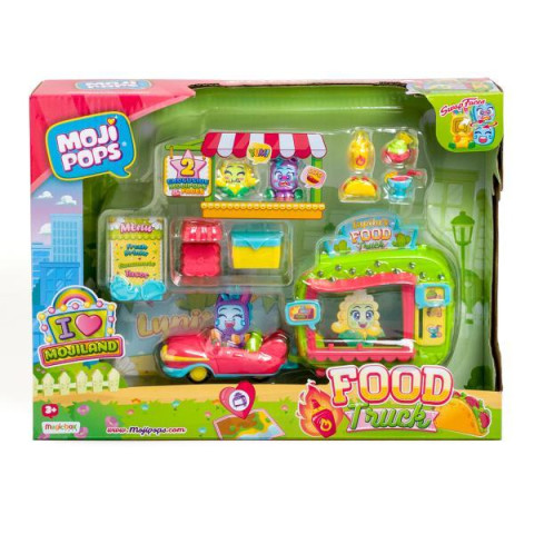 Игровой набор MOJI POPS – ФУРГОНЧИК С ПИЩЕЙ (2 фигурки, аксессуары), арт: PMPSB216IN80-mt