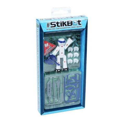 Ігровий набір для анімаційної творчості STIKBOT - Збройноносій (1 фіг., аксесуари), арт: TST4620W_UAKD-mt