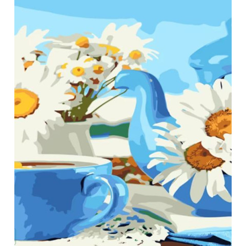 Картина по номерам Натюрморты. Чайная симфония, 30х40см, в термопакете, Strateg (LY17-mt)