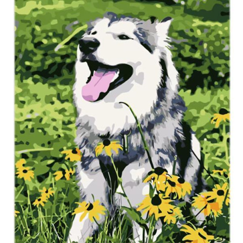 Картина за номерами Тварини. Мить щастя, 30х40см, в термопакеті, Strateg (LY46-mt)