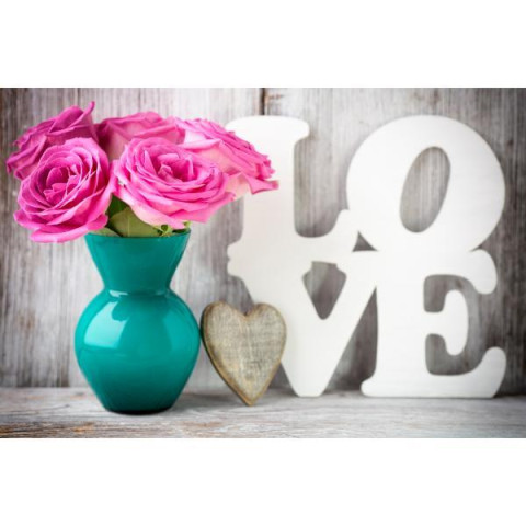 Набор для творчества алмазная картина LOVE Strateg размером 30х40 см (HEG87049), арт: HEG87049-mt