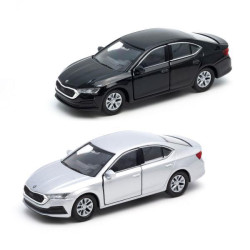 Автомодель - SKODA OCTAVIA (чорний, сріблястий), арт: 250389W-mt