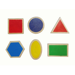 Набор дидактического материала HEGA Основные геометрические фигуры с пособием арт: HG-560463234