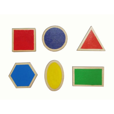 Набор дидактического материала HEGA Основные геометрические фигуры с пособием арт: HG-560463234