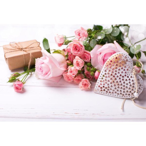 Набор для творчества алмазная картина Подарок с нежностью Strateg размером 30х40 см (HEG87057), арт: HEG87057-mt